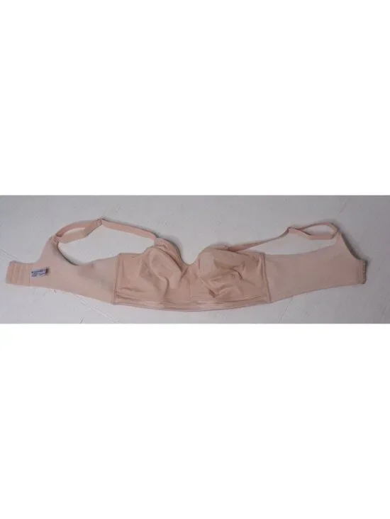 🆕WACOAL Back Appeal Wireless Seamless Unpadded Bra 36DD Beige #852303 - Picture 10 of 10